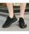 Women's black mix color flyknit print shoe sneaker 02