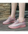 Women's pink mix color flyknit print shoe sneaker 02