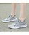 Grey rainbow color flyknit texture pattern shoe sneaker 02