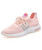 Women's pink stripe flyknit texture pattern shoe sneaker 01