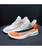 Orange multi color flyknit texture pattern shoe sneaker 08