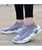 Purple flyknit texture pattern shoe sneaker in plain 04