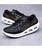 Women's black floral lace design rocker bottom shoe sneaker 13