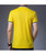 Men's yellow contrast stripe pull over short sleeve polo 02