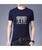 Men's black forest letter pattern print short sleeve t-shirt 02