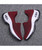 Women's red flyknit slip on double rocker bottom sneaker 12