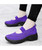 Women's purple hollow slip on double rocker bottom sneaker 06