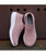 Women's pink texture stripe slip on shoe sneaker 11