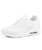 Women's white hollow out air cushion shoe sneaker 01