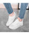 Women's white hollow out air cushion shoe sneaker 03