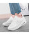 Women's white hollow out air cushion shoe sneaker 10