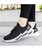 Women's black logo pattern print flyknit shoe sneaker 05