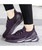 Women's purple logo pattern print flyknit shoe sneaker 03