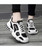 Women's black white pattern logo print shoe sneaker 07