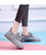 Women's grey textured flyknit casual shoe sneaker 08