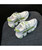 Women's white green logo pattern casual shoe sneaker 15