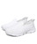 Women's white check texture casual slip on shoe sneaker 11