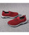 Women's red stripe texture casual slip on shoe sneaker 12