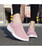 Women's pink casual flyknit plain slip on shoe sneaker 10