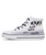 Women's grey canvas pattern letter print shoe sneaker boot 16