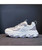 Women's white mixed color casual shoe sneaker 15