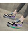 Women's grey purple look for the star multi color shoe sneaker 05