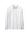 Men's white print on sleeve & collar pull over sweatshirt 05