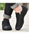 Men's black join sewed style casual shoe sneaker 05