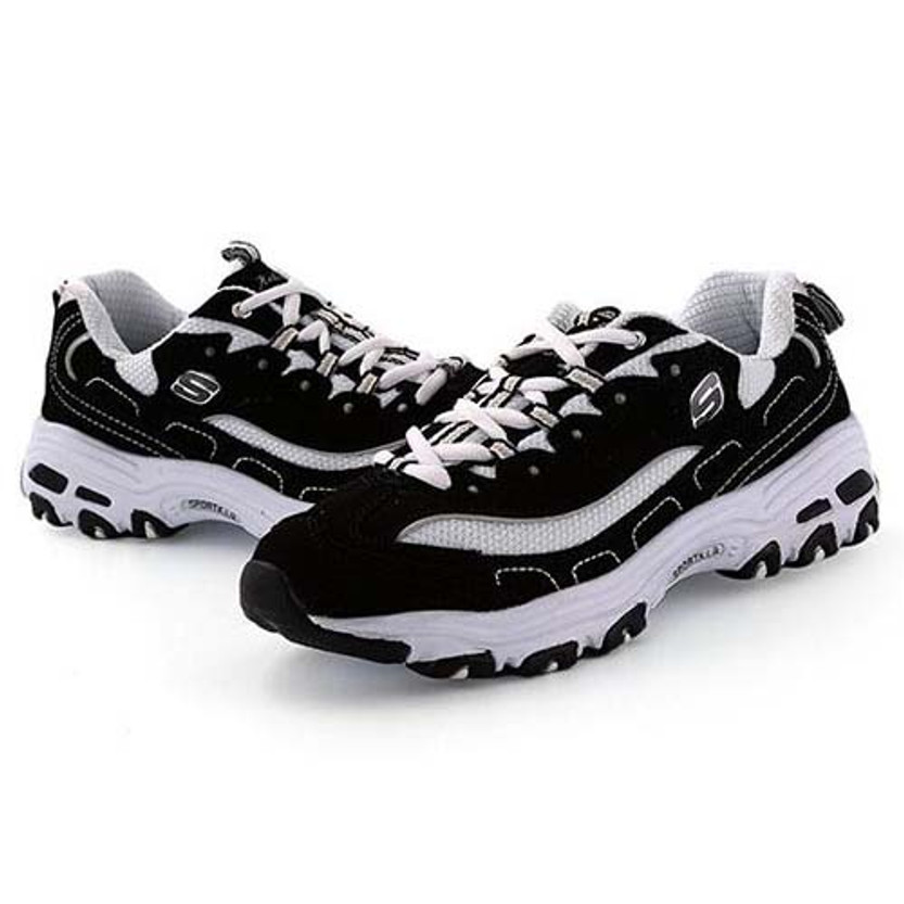 Black white S letter print running shoe sneaker | Womens shoes online ...