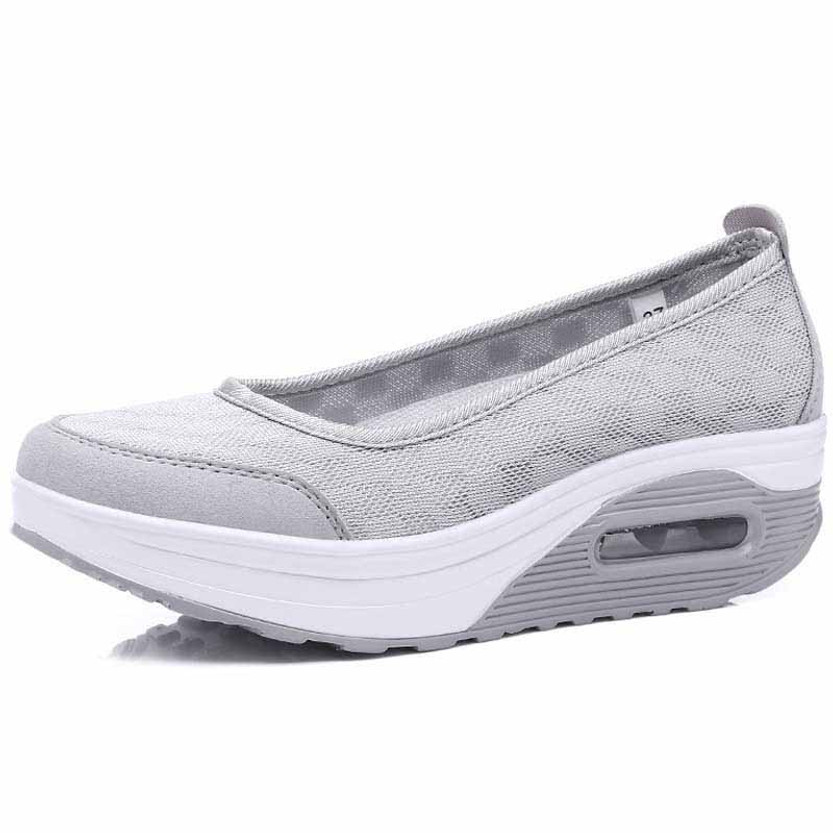 Grey check pattern low cut slip on rocker bottom shoe sneaker 01