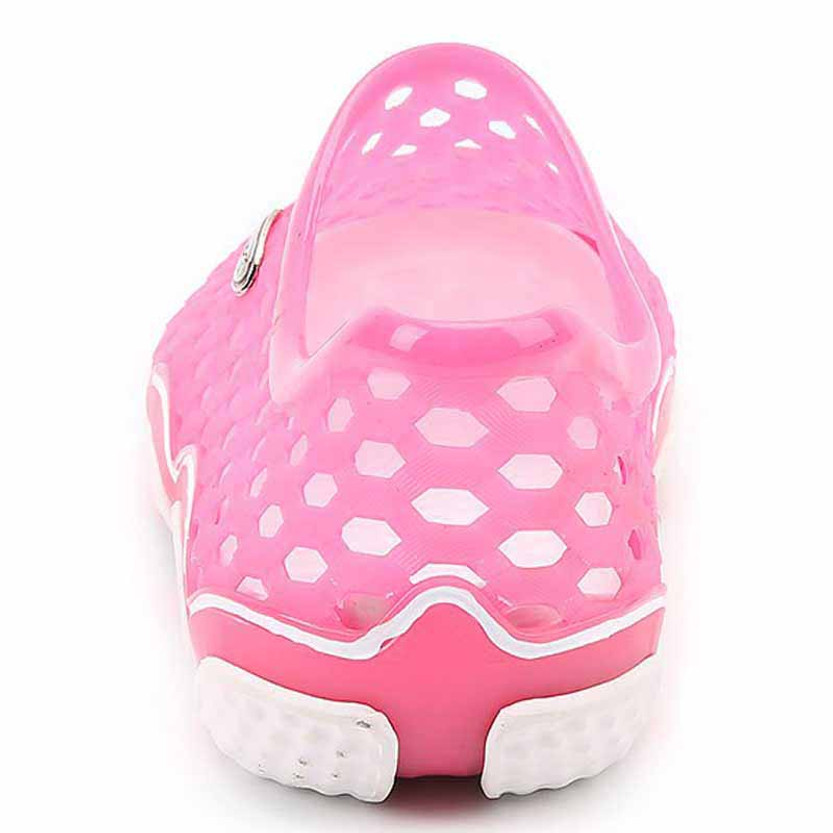 Pink color hollow out slip on shoe sandal | Womens shoe sandals online ...