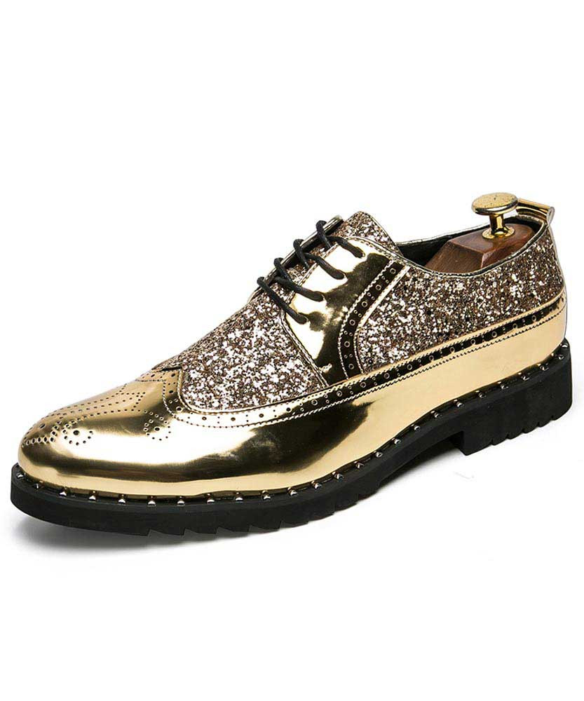 studded dress shoes