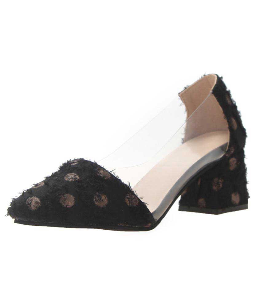 clear womens dress shoes