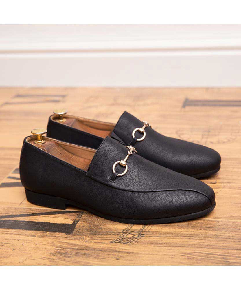 mens black dress shoes with buckle