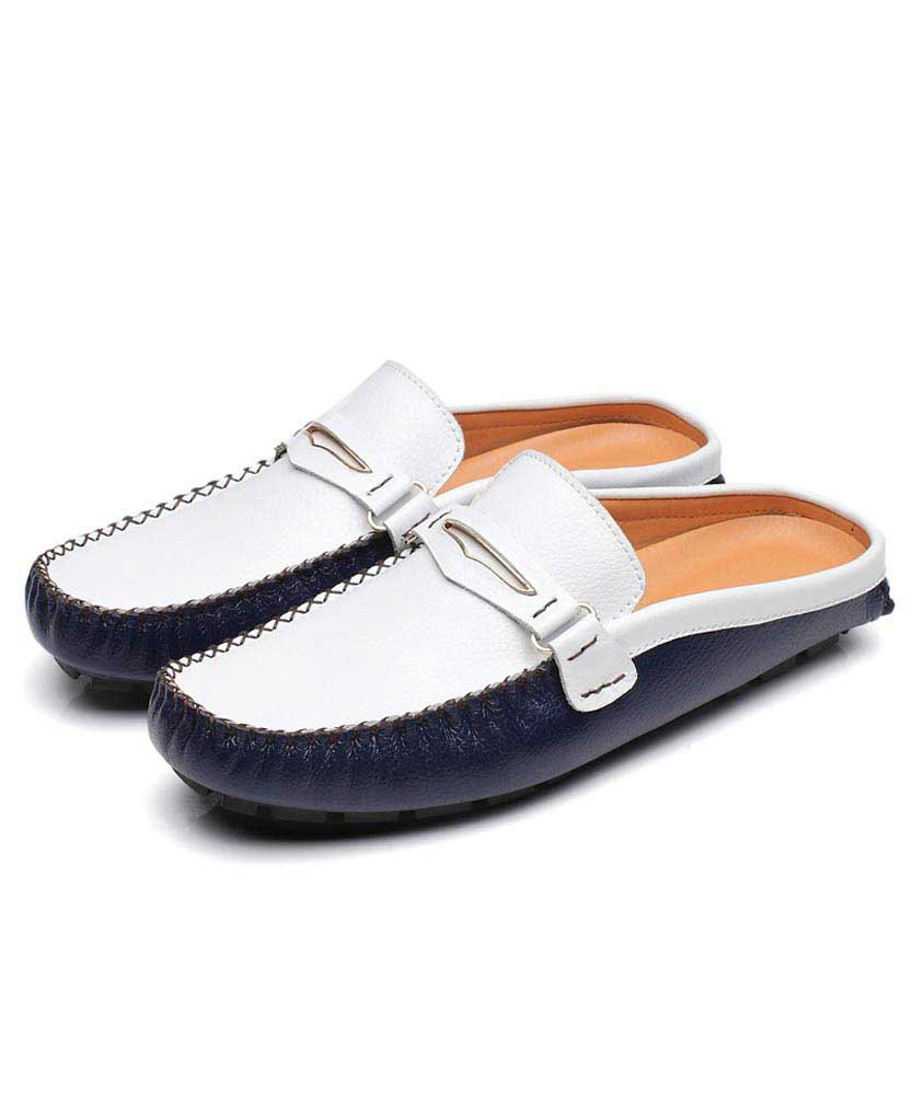 mens baby blue loafers