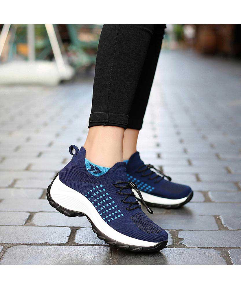 double heel sneakers