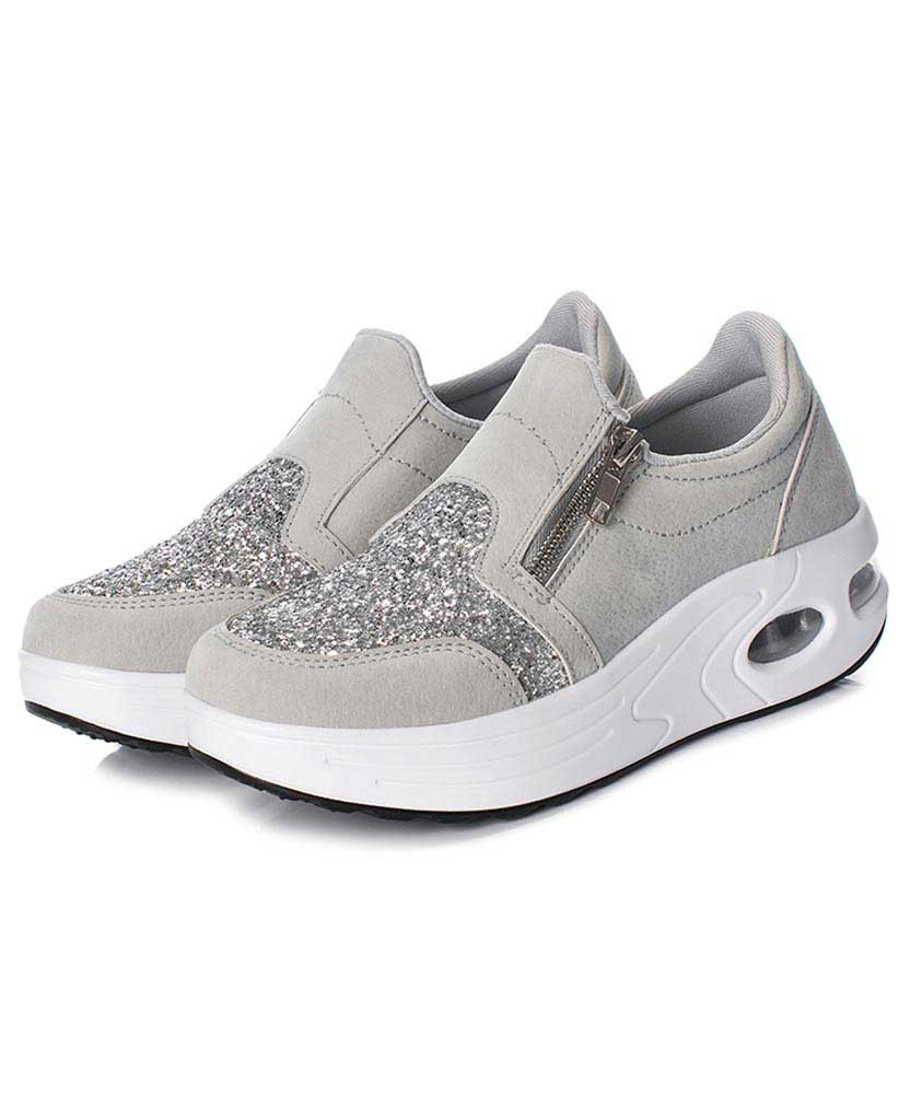 leather slip on tennis shoes
