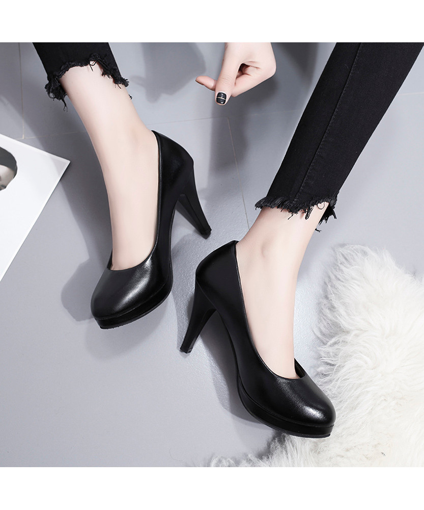 Details about / Softspots Cherie Black Navy or Taupe Leather Slip on Dress Shoe