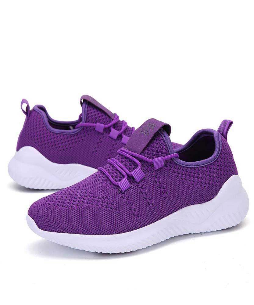 purple lace up shoes
