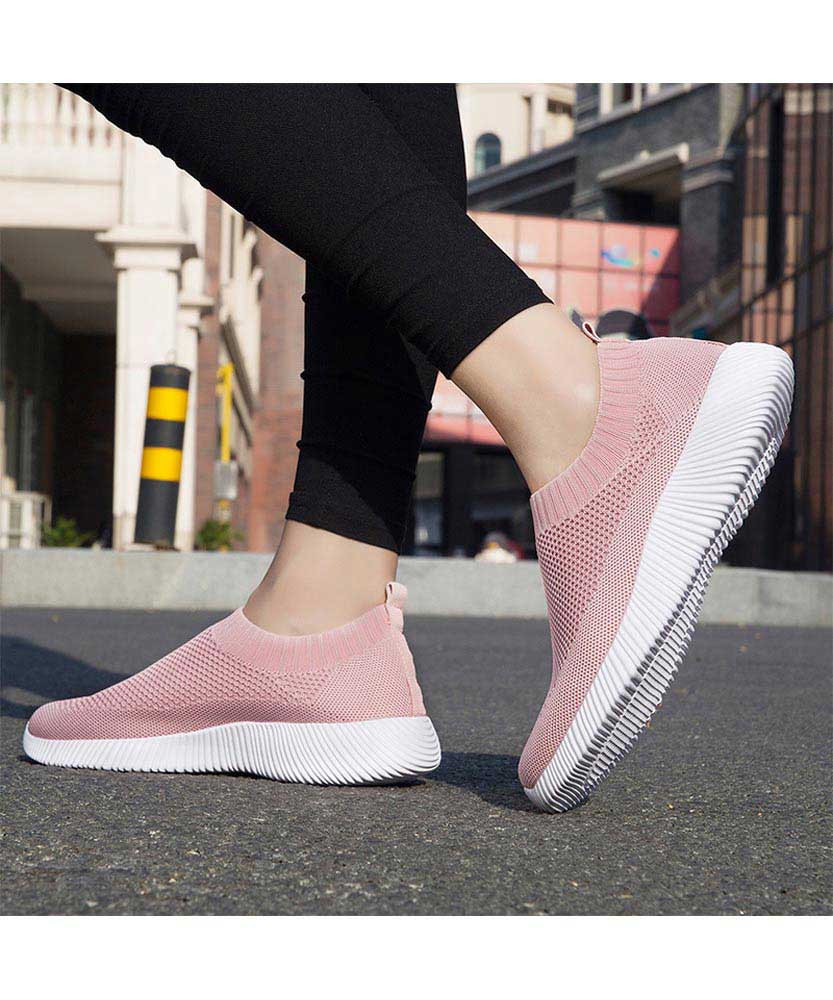 pink casual sneakers