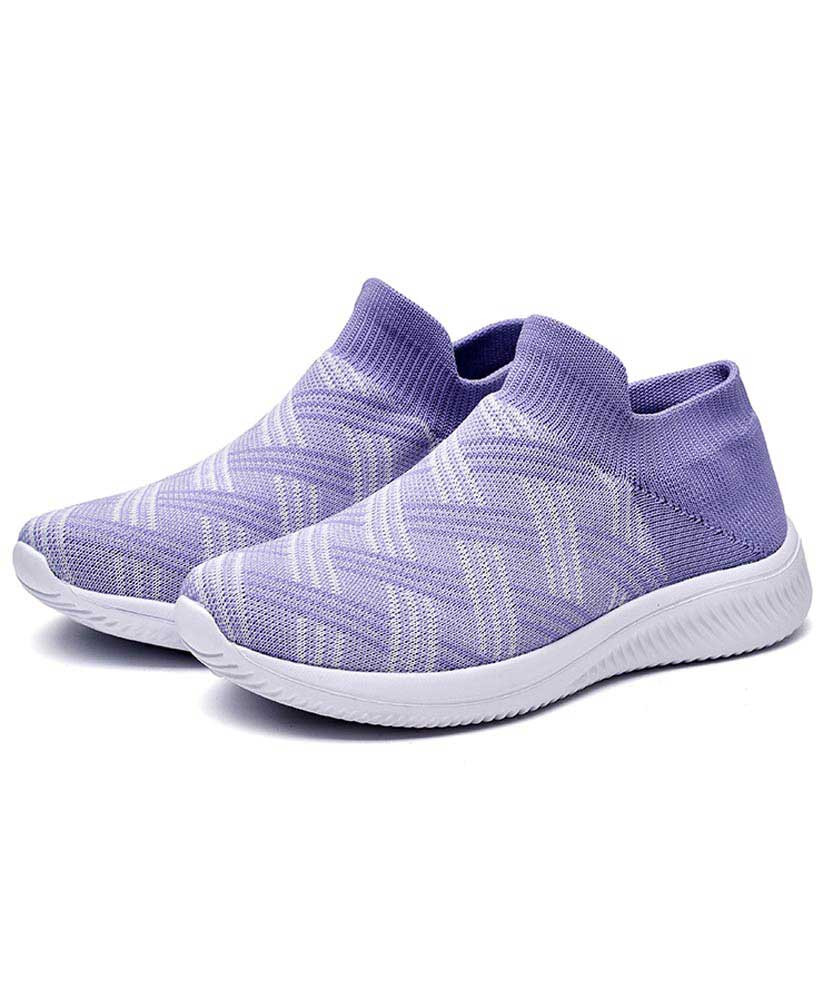 purple slip on shoes