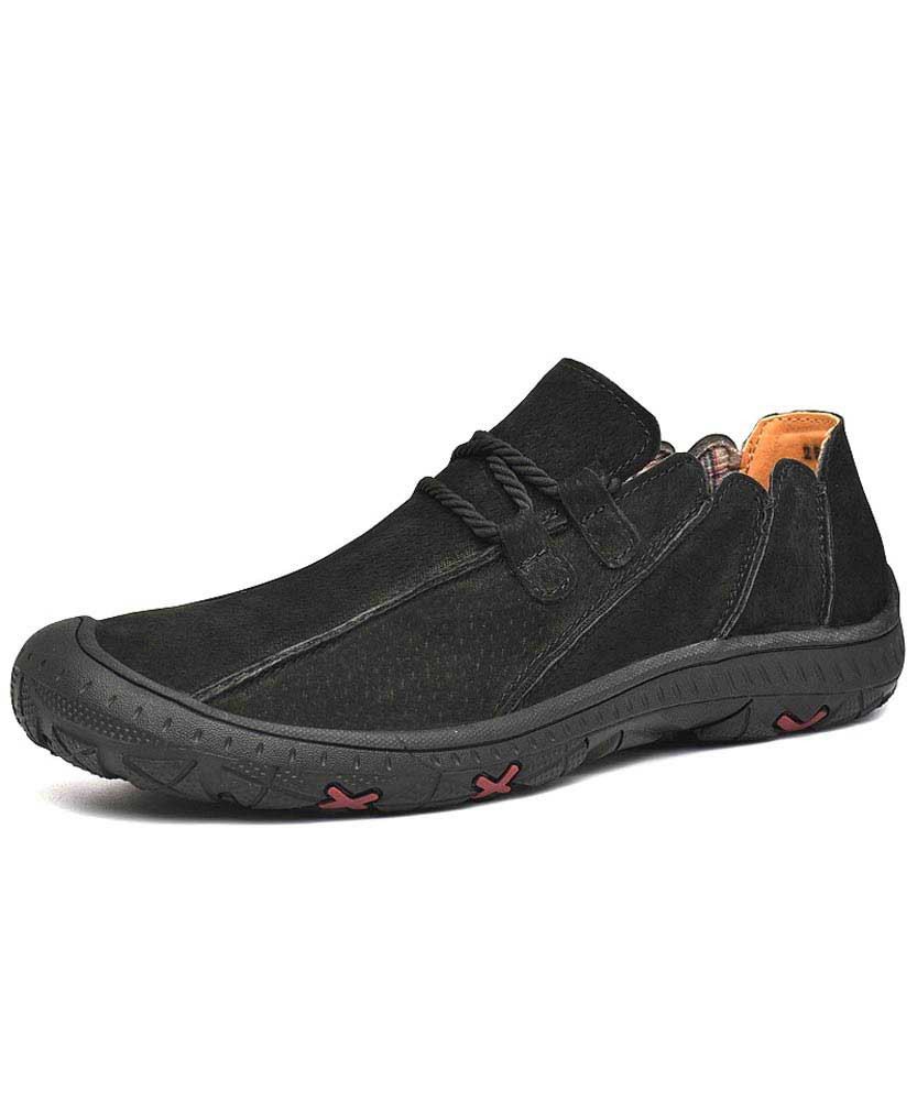 Men's black join sewed style casual shoe sneaker 01