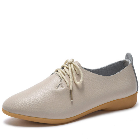 ladies beige dress shoes simple plain lace up shoe 2625 soft lining delivers long Dress Shoes for Women Medium