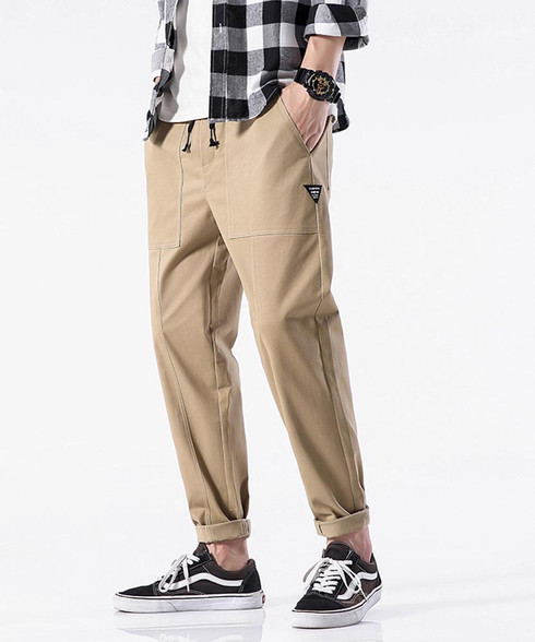 khaki sweatpants mens