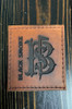 Black Smoke Leather Coasters