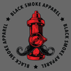 Black Smoke Fearless Button