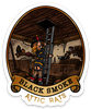 Pin Up Attic Rat Sticker