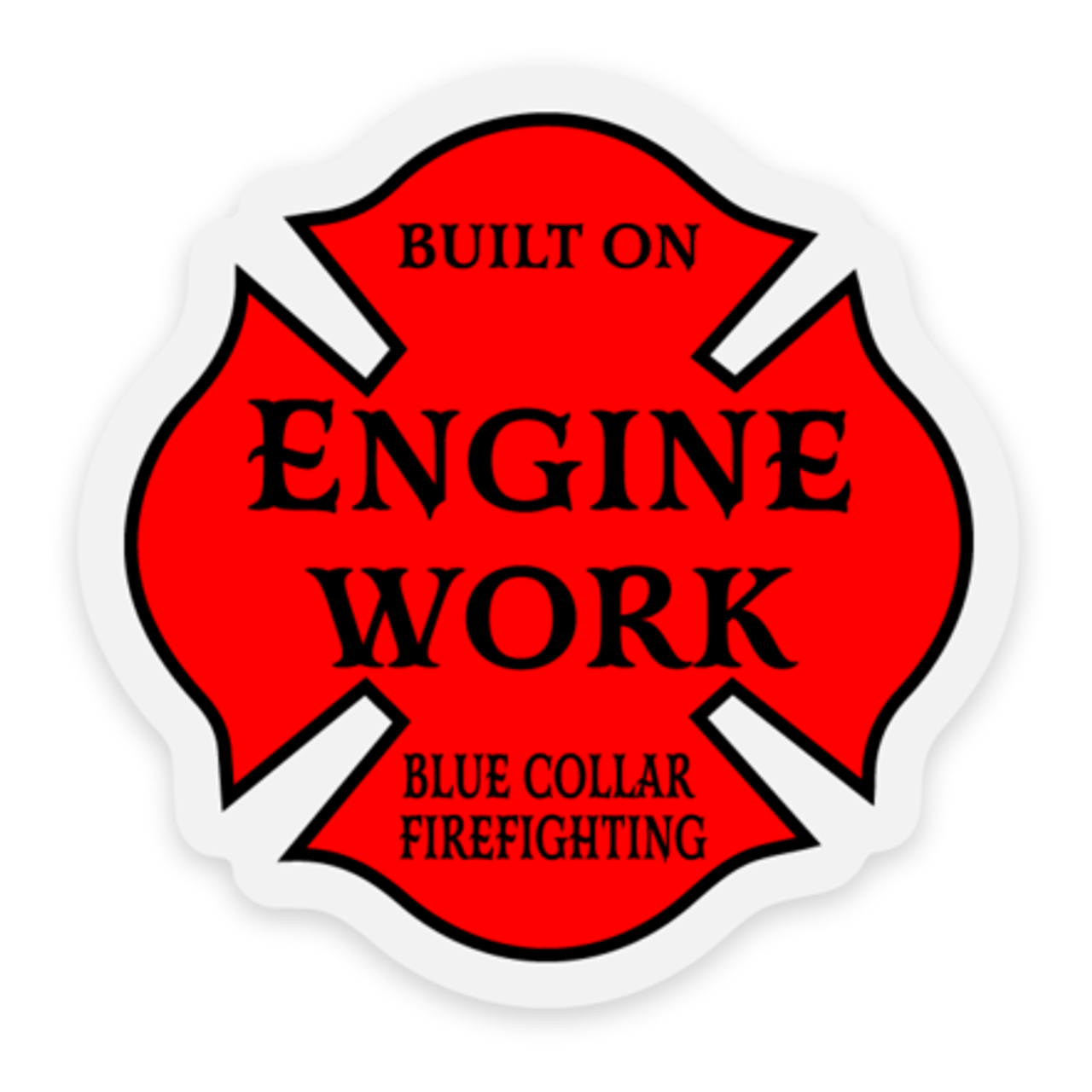 Blue Collar Firefighting Stickers