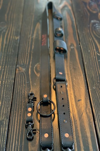 Shown with Add on 90 degree light holder. Mag light holder. Short Anti Sway Strap. 