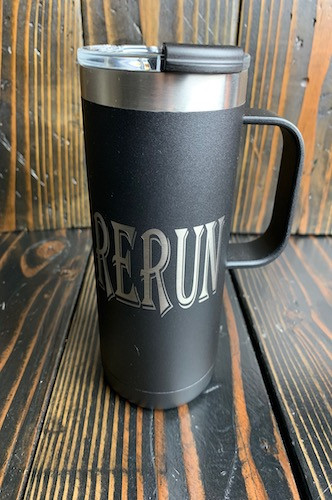 Custom 16 oz Travel Mug Black
